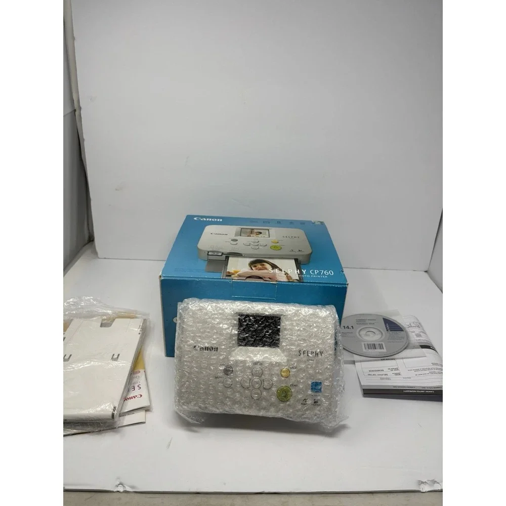 CANON SELPHY CP760 Compact Photo Printer Digital Thermal NEW in Opened Box Works